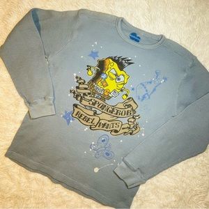 Vintage Sponge Bob long sleeve Top